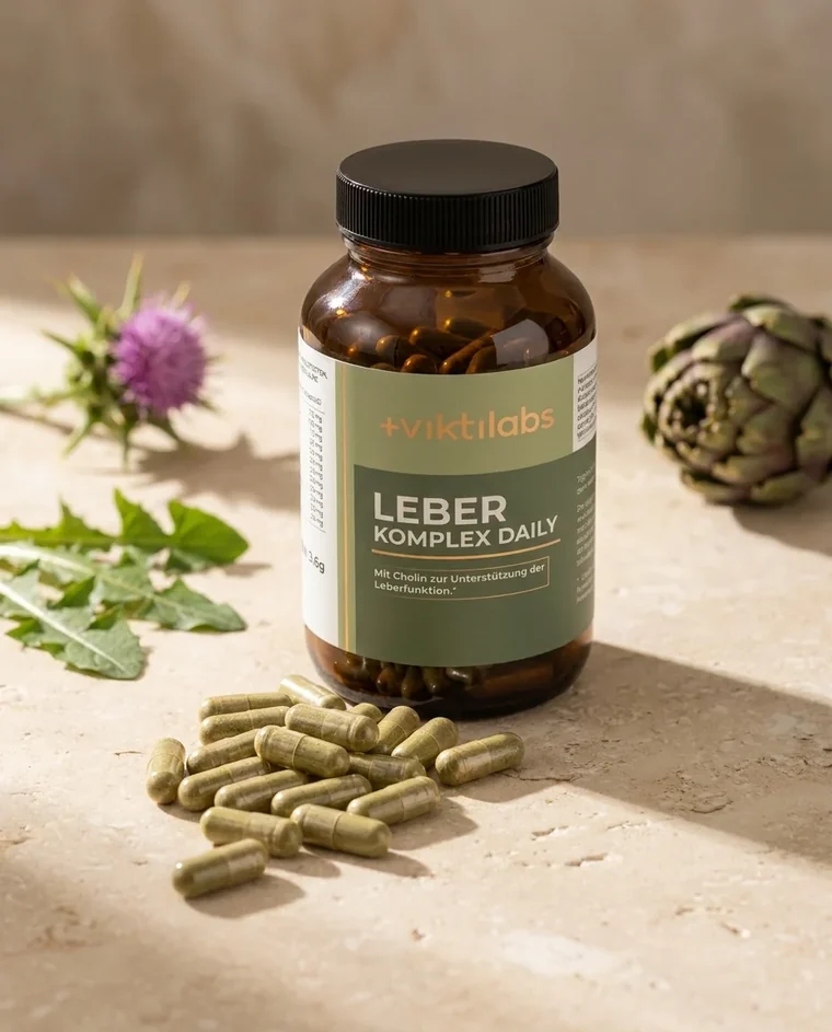 Leber Komplex Daily mit Kapseln, Mariendistel und Artischocke