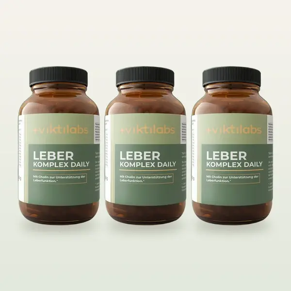 3 Gläser Leber Komplex Daily